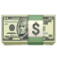 Dolar Banknoty Emoji U+1F4B5