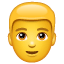 Mężczyzna blondyn Emoji U+1F471 U+2642