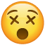 X oczy emoji U+1F635