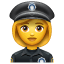 Policjantka Smiley U+1F46E U+2640