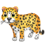 Leopard emotikona U+1F406