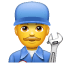 Mechanik Emoji U+1F468 ‍U+1F527