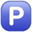 Symbol parkowania U+1F17F