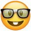 Nerd emoji U+1F913