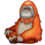 Uśmiech orangutana U+1F9A7