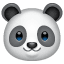 Panda emotikona U+1F43C