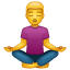 Yoga Emoji U+1F9D8