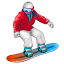 Snowbordzista Emoji U+1F3C2