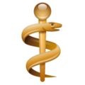 Asclepius staff Emoji U+2695