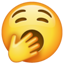 Ziewające emoji U+1F971